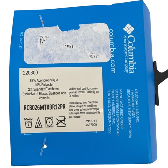 Columbia Mens 2 Pair Pack Camouflage Fleece Lined Crew Socks Shoe Size 6-12 NWT - Picture 8 of 11